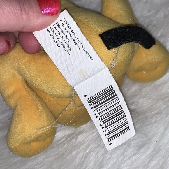 Disney Mickey Mouse Pluto Dog Plush Stuffed Animal Toy 7" - Picture 4 of 8